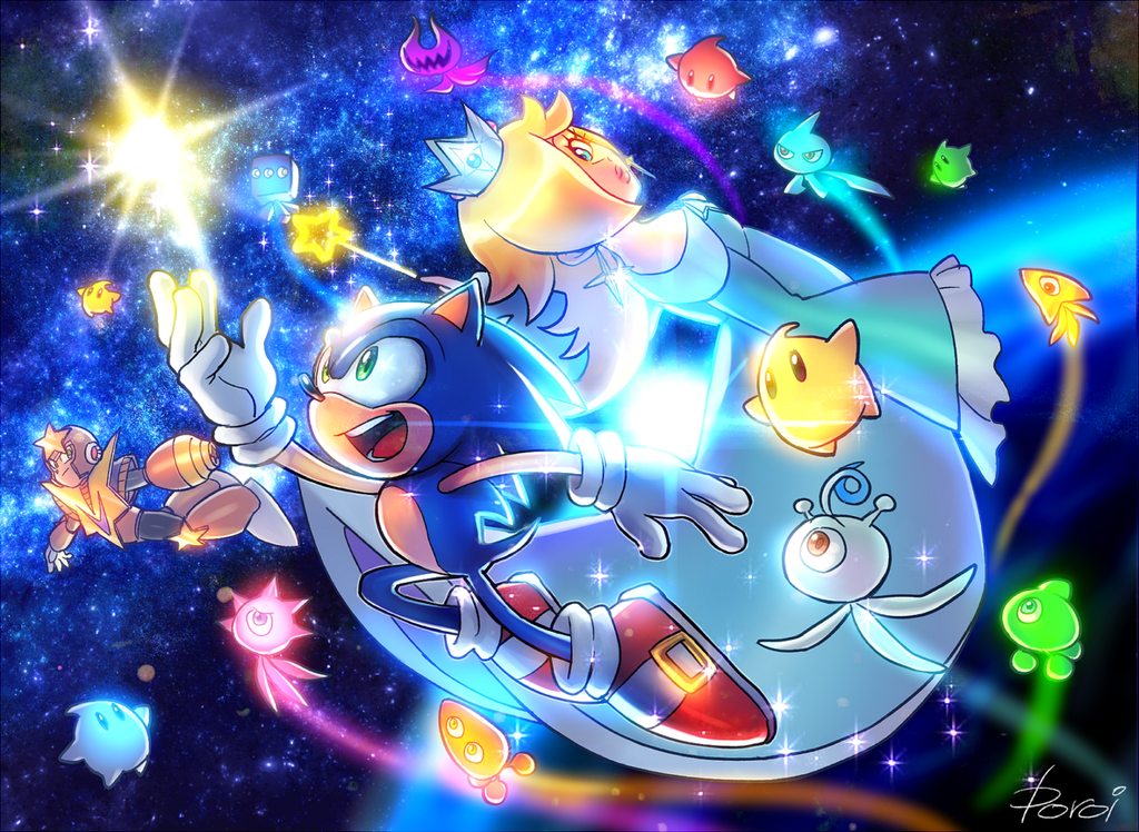 sonic sonicthehedgehog rosalina princessrosalina rosa...