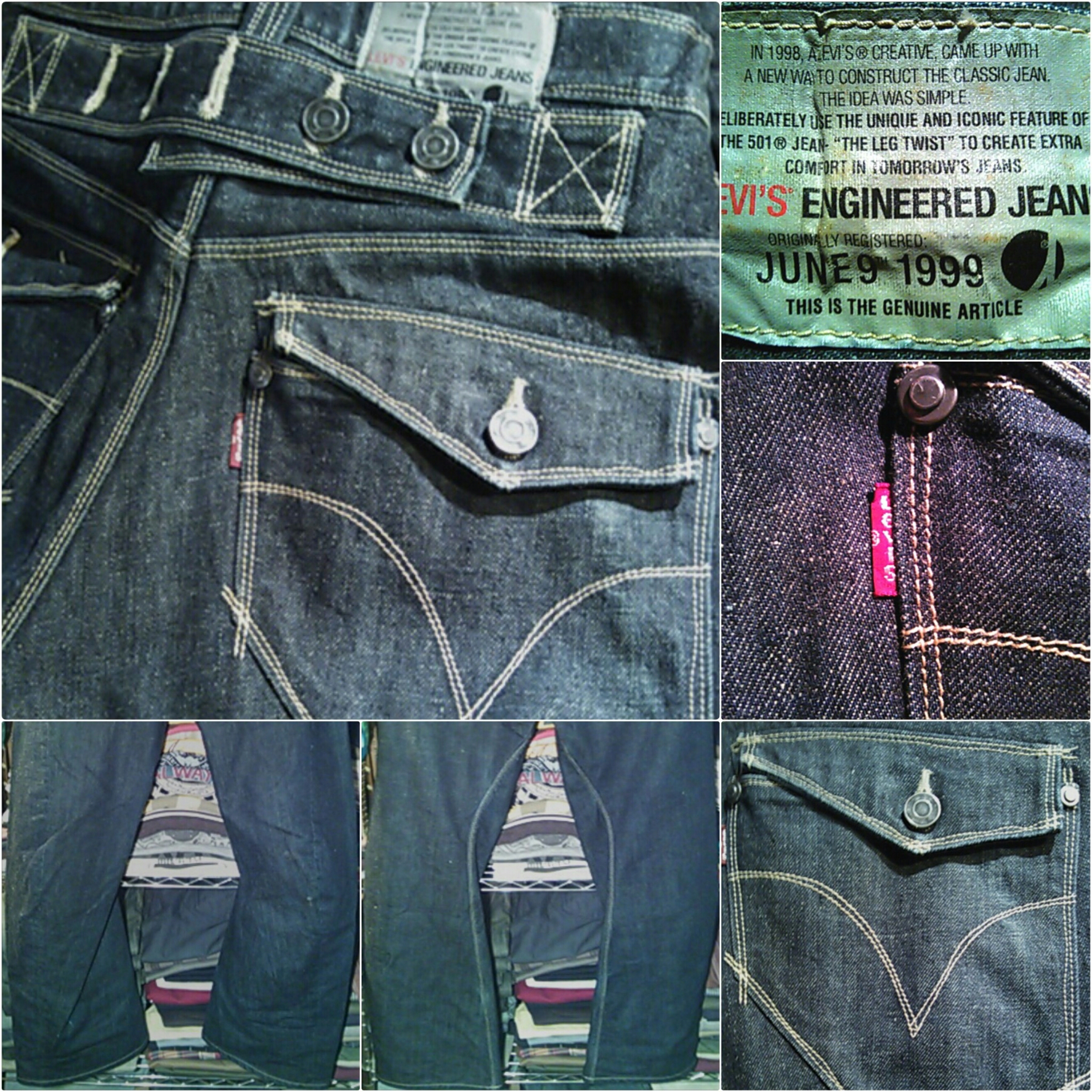 levi's engineered jeans june 9 1999